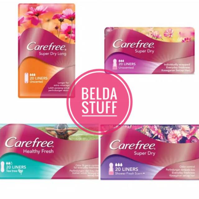 Carefree Pantyliner 20 Liners