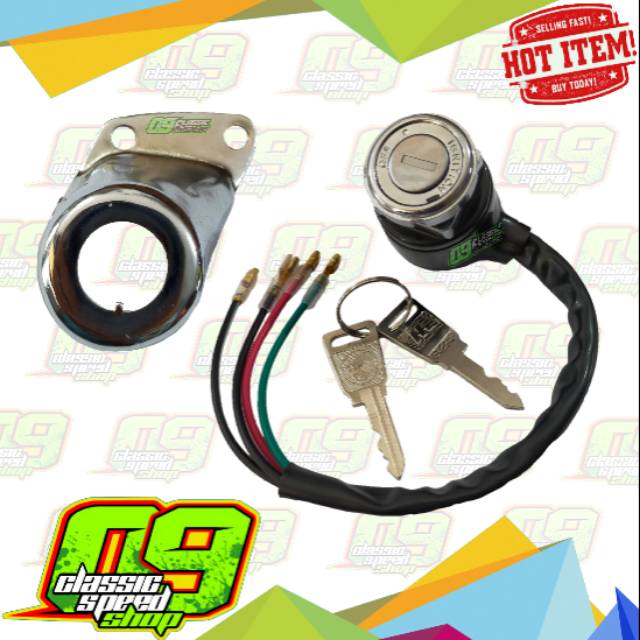 dudukan pangkon kunci cb  set kunci kontak cg cb 100 125 SULTAN model ori