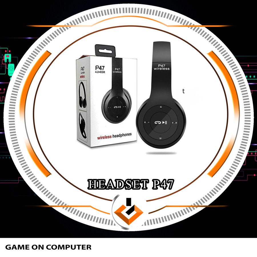 P47 Headset Bluetooth Wireless P47 5.0+EDR