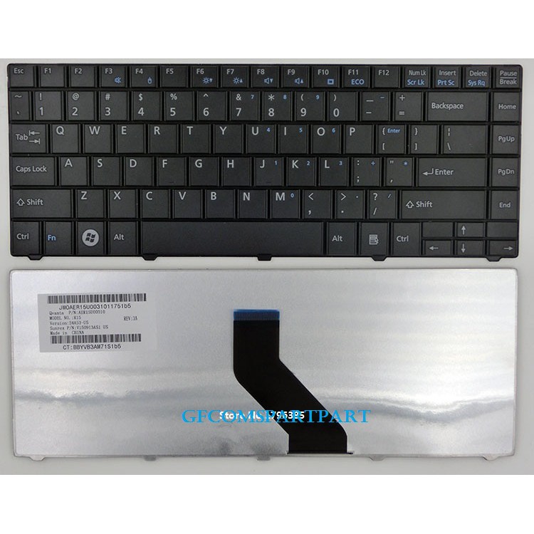 Kyeboard Laptop Fujitsu Lifebook LH530 LH531