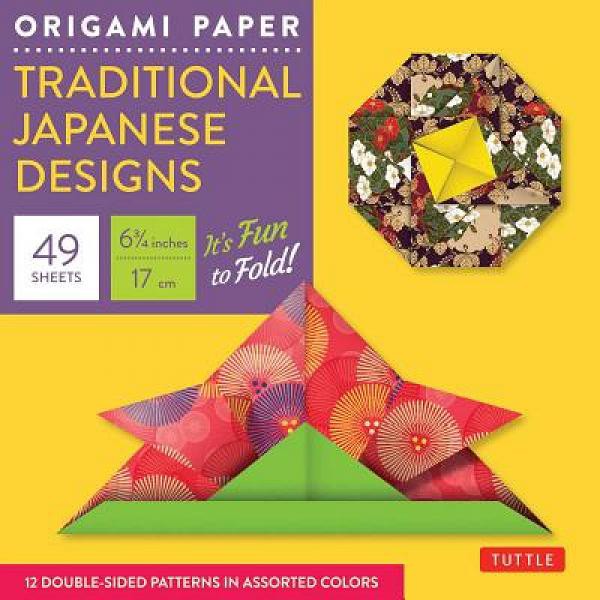 

Origami Paper Traditional Japanese Designs Small - 9780804841894 - Buku Ori Periplus