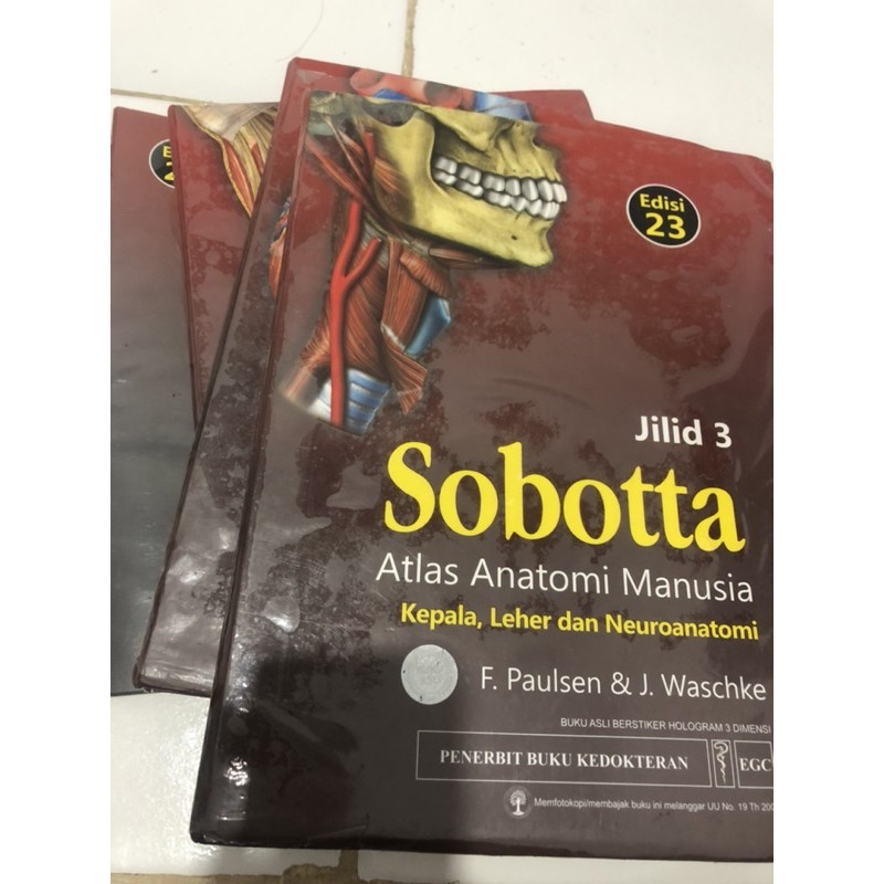 Atlas anatomi Sobotta edisi 23 bahasa Indonesia