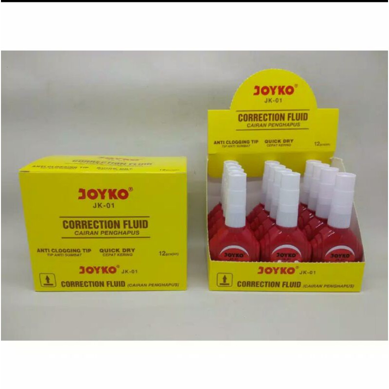 

(HABIBI STORE) Correction Fluid / Cairan Koreksi / Penghapus Cair / Tip-Ex / Tip-x Joyko