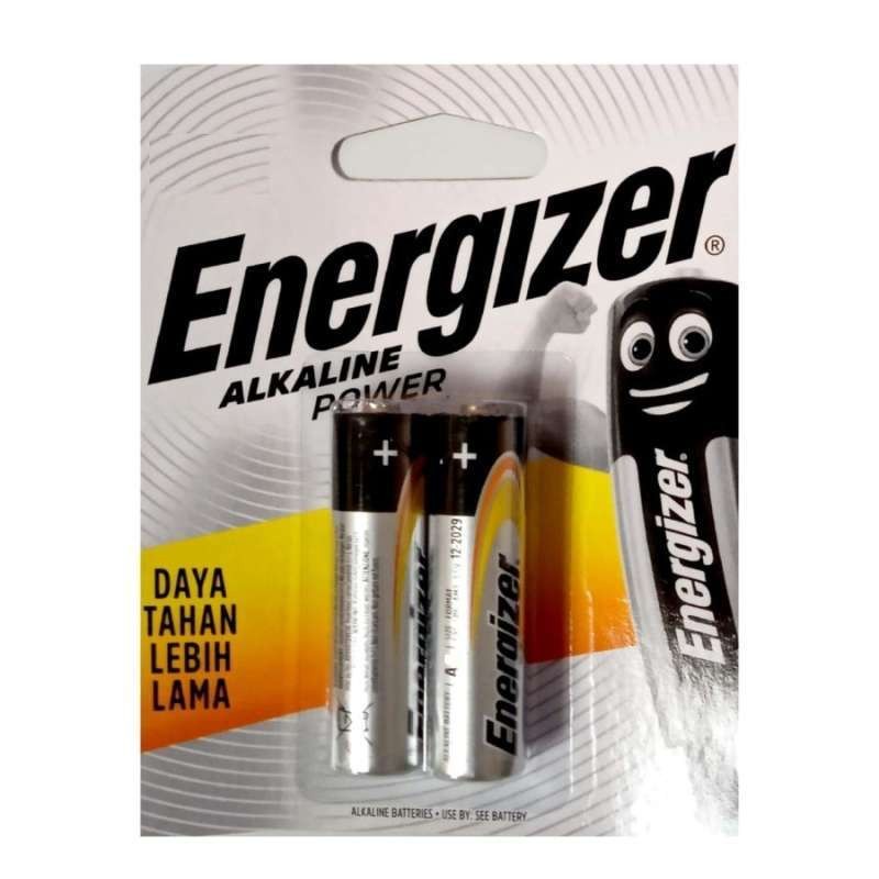 Baterai AA Energizer Alkaline Power 1 Pack Isi 2 Pcs Baterai A2