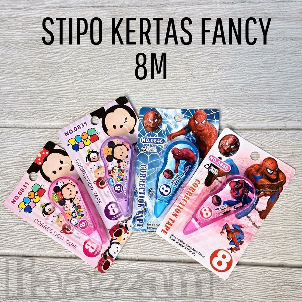 

STIPO Model Roll / TIP EX KERTAS Roll FANCY 8 METER