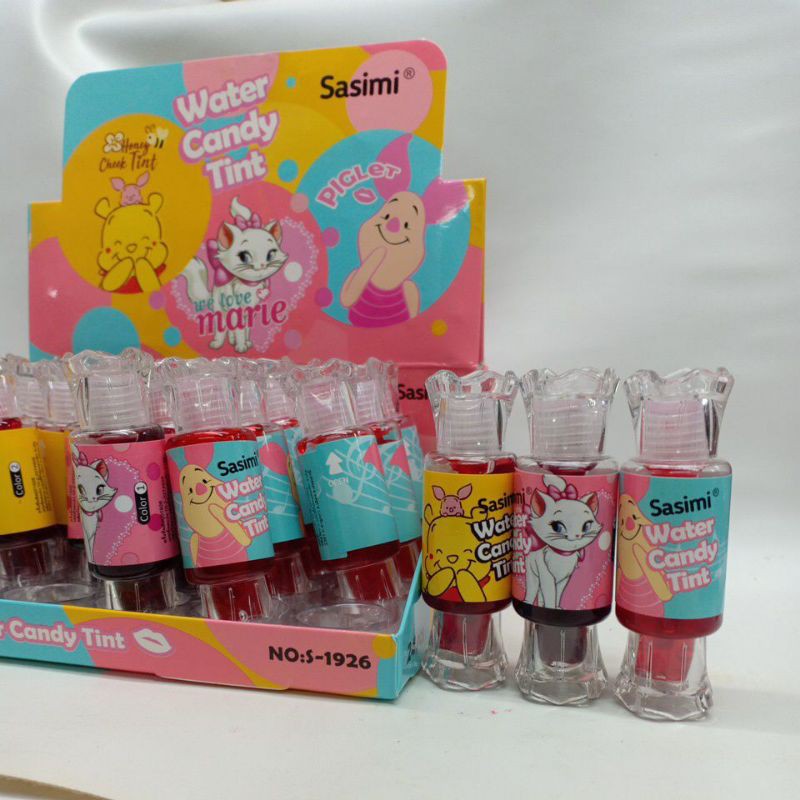 Lip Tint Sasimi // Water Candy Tint Marrie Per Bok 24.Pcs