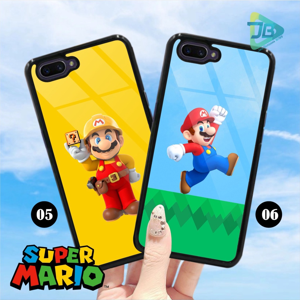 HARDCASE 2D GLOSSY SUPER MARIO OPPO VIVO XIAOMI SAMSUNG REALME IPHONE ALL TYPE JB4701