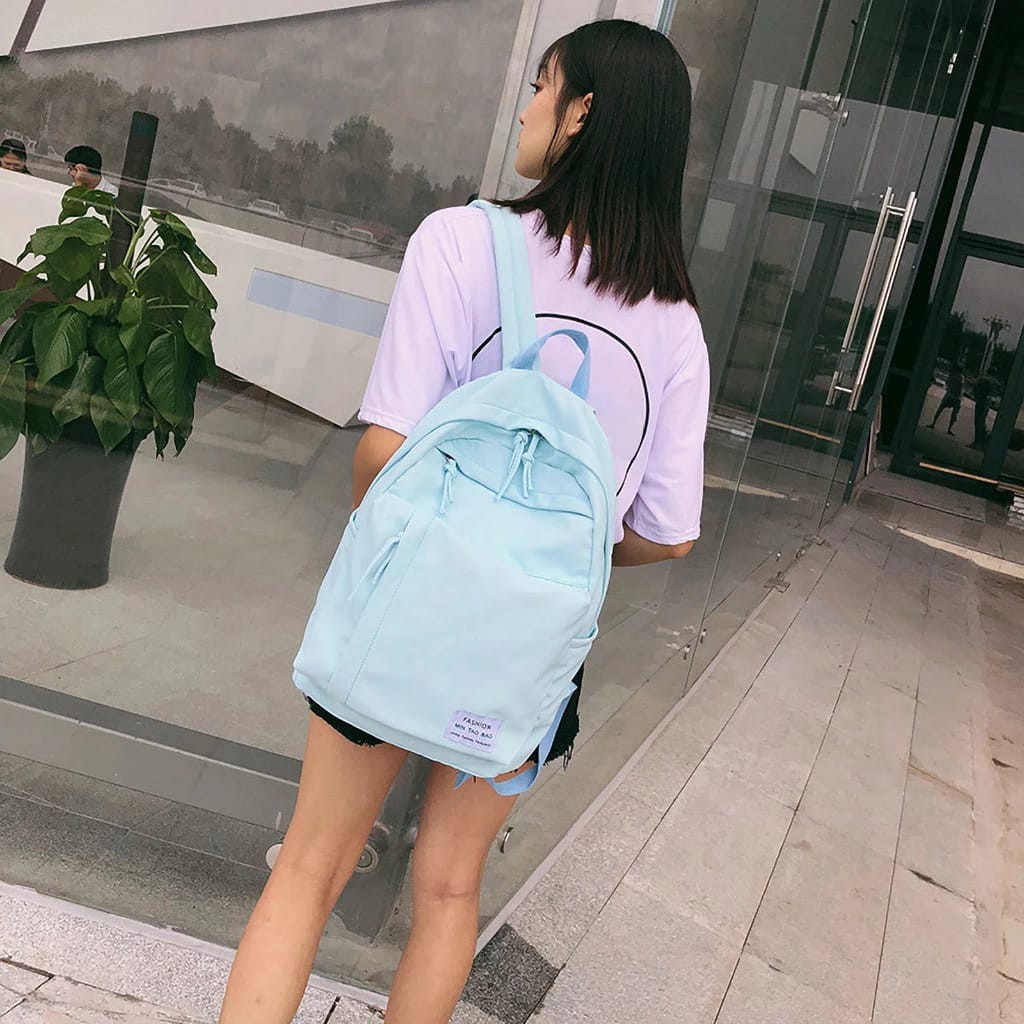 KSO_BAG - Tas Ransel Anak Wanita Terbaru 2021 Kekinian Backpack MIN TAO Korean Style Termurah