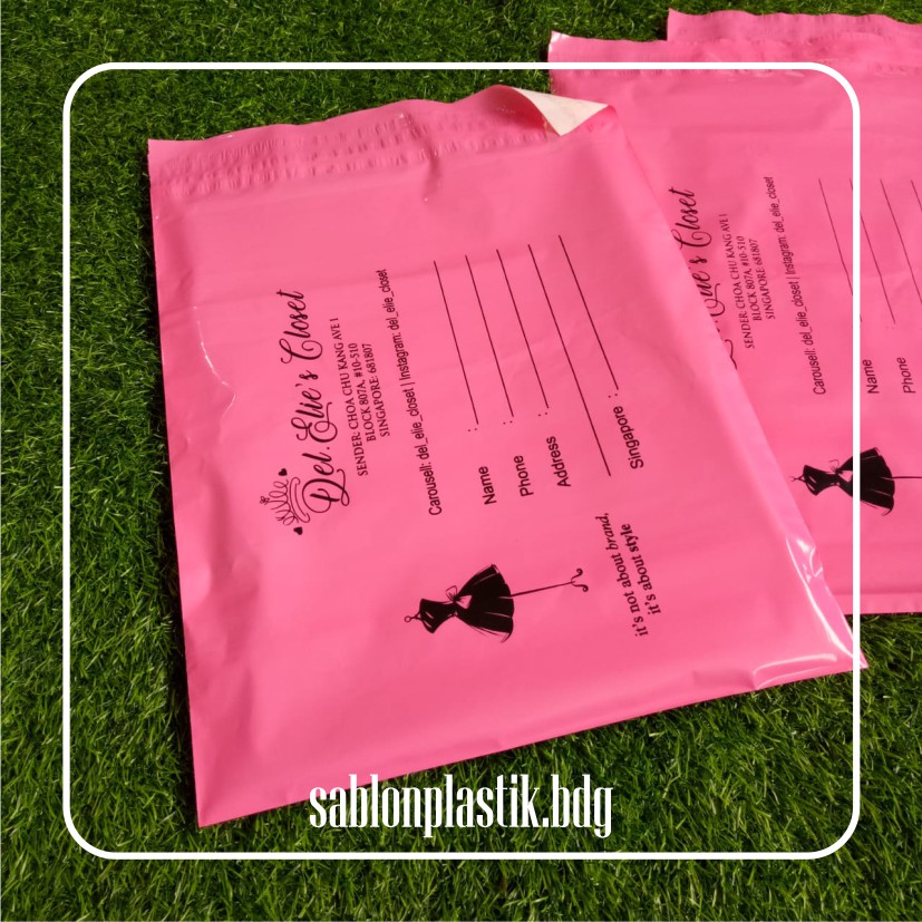 

Sablon Plastik MURAH Polymailer 32x45cm FREE DESIGN