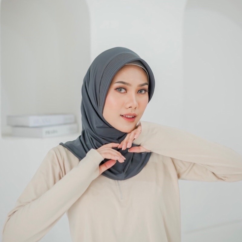 HIJAB INSTAN SPORT / HIJAB VOLLY-Abu Tua