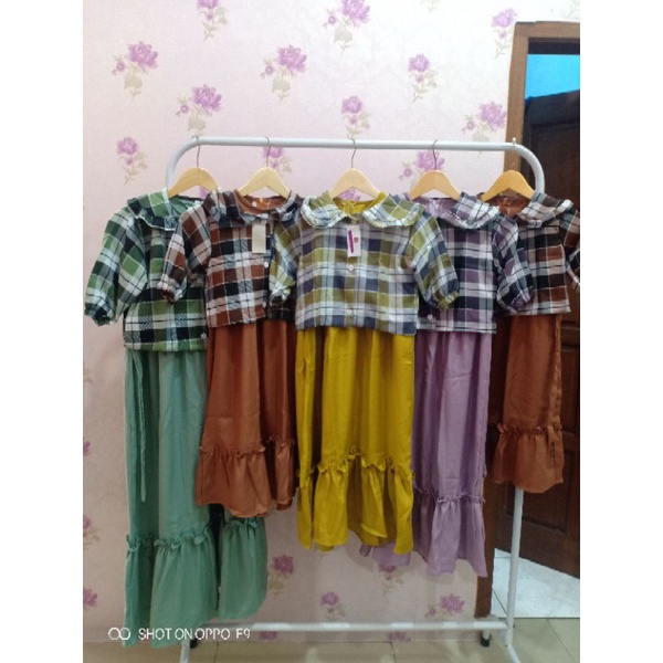 gamis outer anak/gamis rompi cewe/gamis blazer/gamis anak-anak