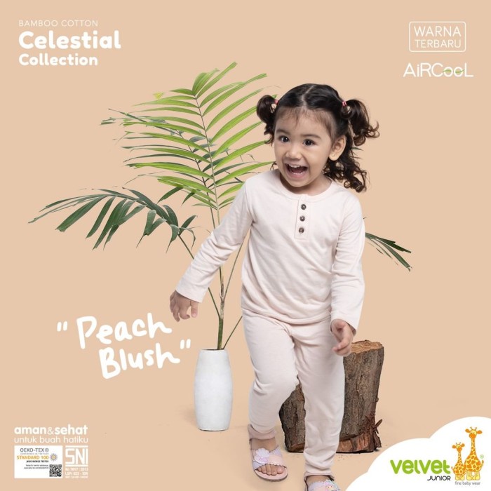 VELVET Junior Celestial Collection Setelan Panjang Set Piyama Anak