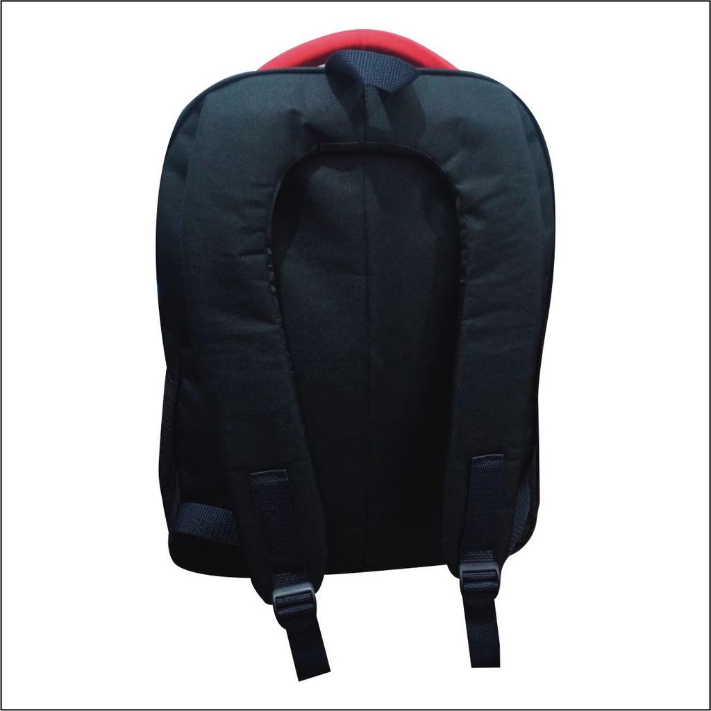 Tas Punggung Ransel Pria Wanita Ada Slot Laptop Dan Raincover Model Emboss Bahan Tebal Bagpack Sekolah Kasual - PG 10