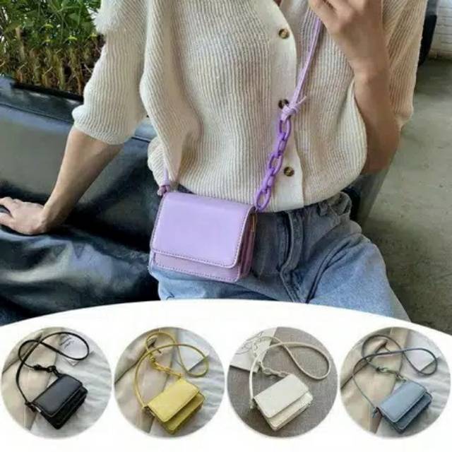 MAURICE Tas Selempang Kotak Tas Mini KOTAK  Sling bag Wanita