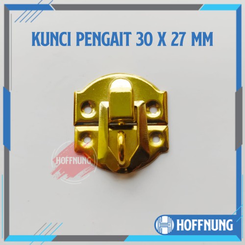 Kunci Pengait Box 30 x 27 mm Gembok Pengait Kotak Perhiasan