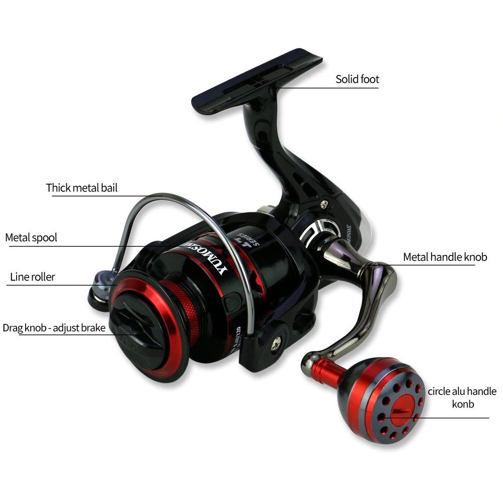 reel YUMOSHI Spinning 14 Ball Bearing 5.2:1