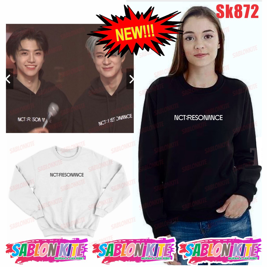 MURAH!!! HOODIE//SWEATER NCT RESONANCE SK872 FLEECE UNISEX