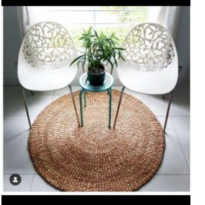 Karpet anyaman,Karpet enceng gondok, karpet anyaman rug bulat, Rug Enceng gondok