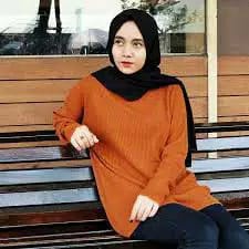 Belleza outlet baju rajut Cardigan rajut atasan wanita Boxy oversize