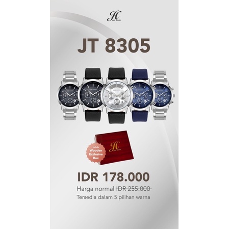 JT JAM TANGAN JIMS HONEY PRIA 8305