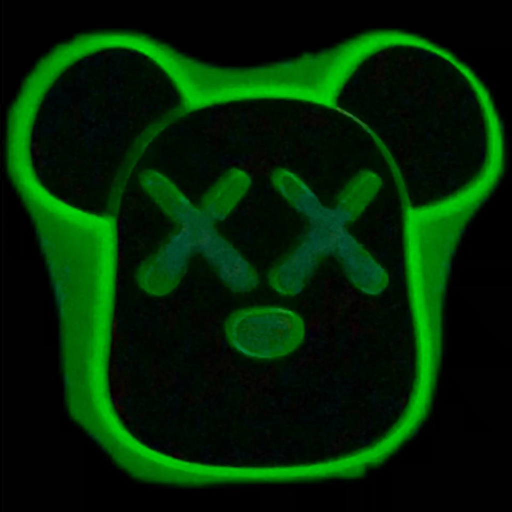 Charms Charms Gesper Sepatu Bentuk Bulan Sabit Bahan PVC Luminous Untuk Hadiah Anak