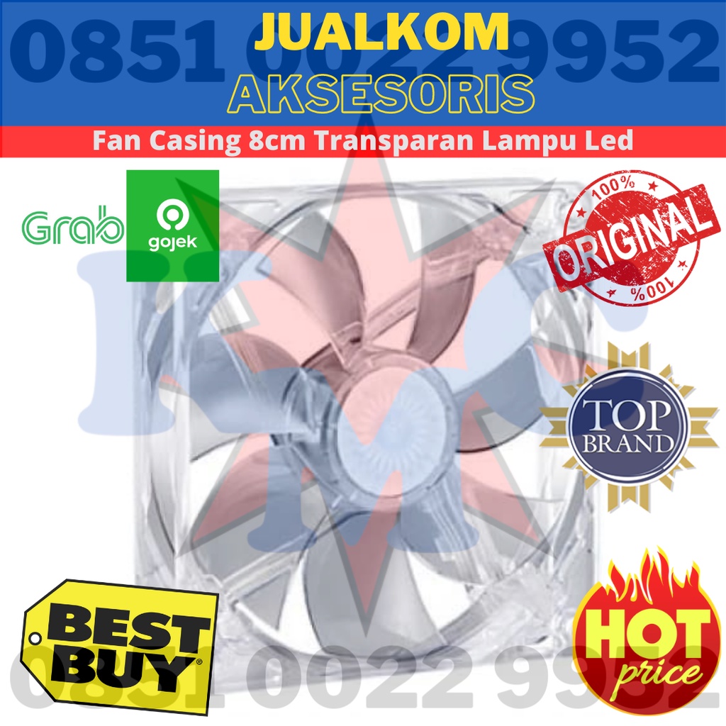 FAN CASING 8 CM TRANSPARAN + BAUT