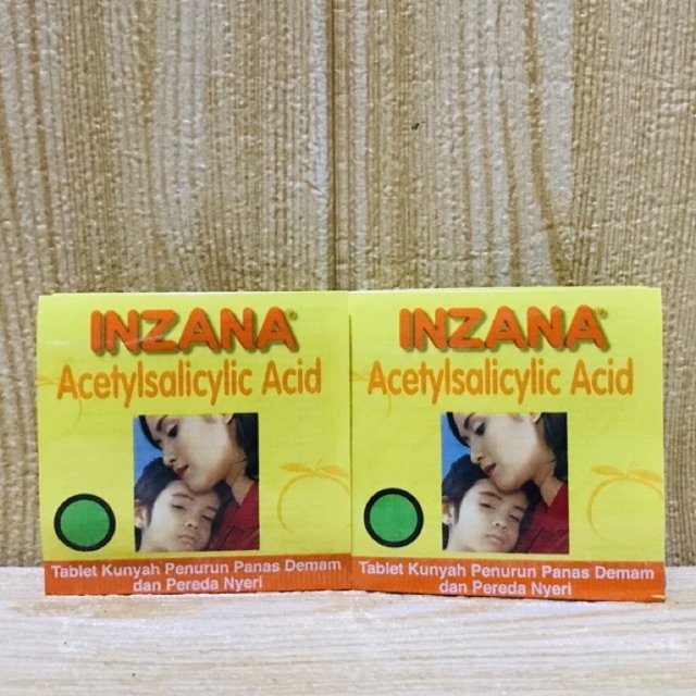 INZANA Tablet Kunyah | Pereda Demam Anak