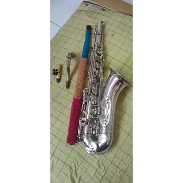 Saxophone vintage tenor merk Skylark silver