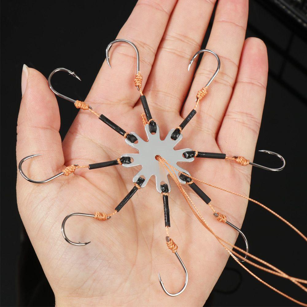 CHOOKYY Fishhooks Disc Sea Fishing Carbon Stee Pancing Tackle