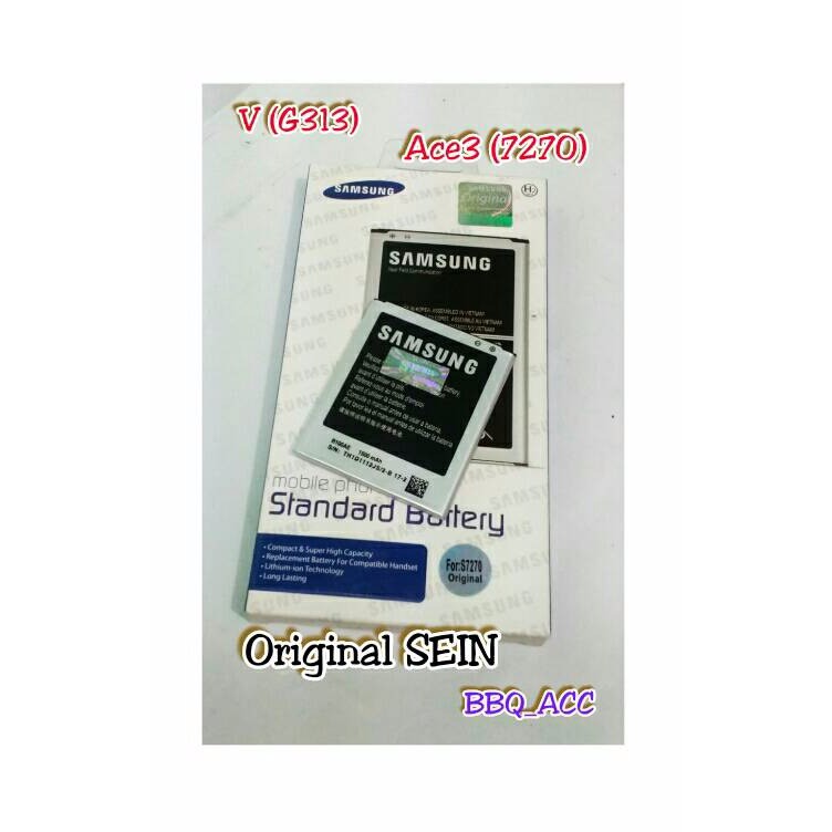 Battery Samsung Galaxy V (G313) Ace3 Ace 3 (7270) Ori Sein Baterai BQC