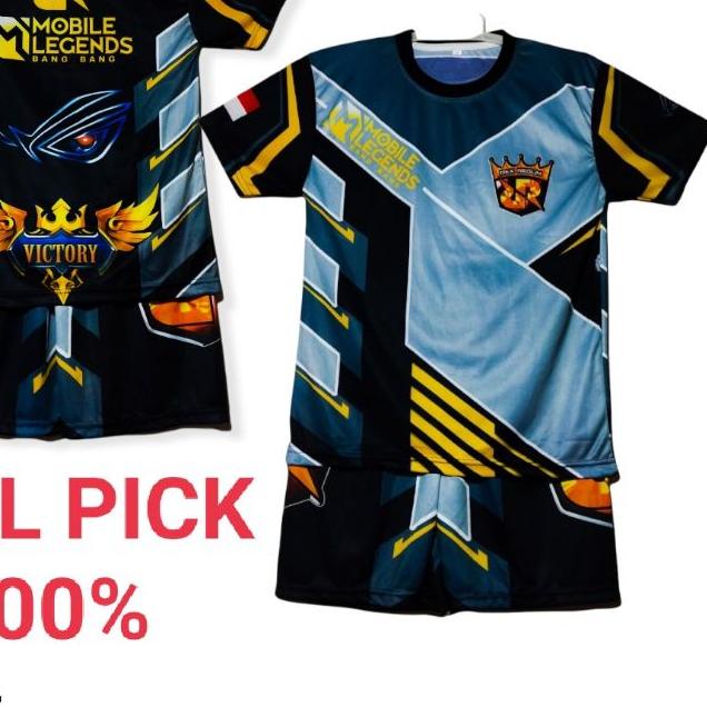 ❊ SETELAN BAJU JERSEY GAMING FF ANAK ANAK, SETELAN BAJU JERSEY GAMING ML ANAK ANAK ➫