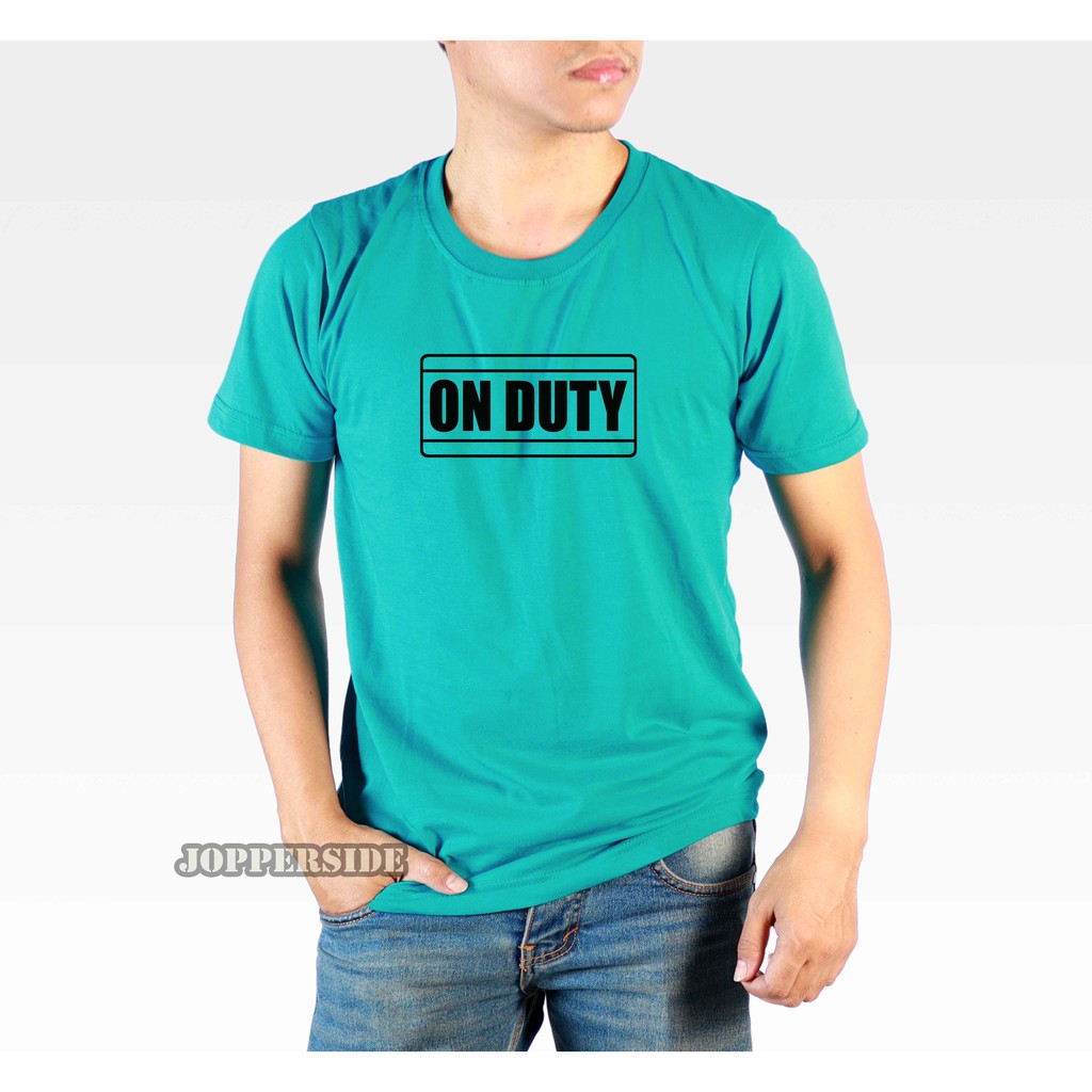 JOPPERSIDE TSHIRT KAOS OBLONG DISTRO BAJU KERJA LAPANGAN ON DUTY PRIA TS58