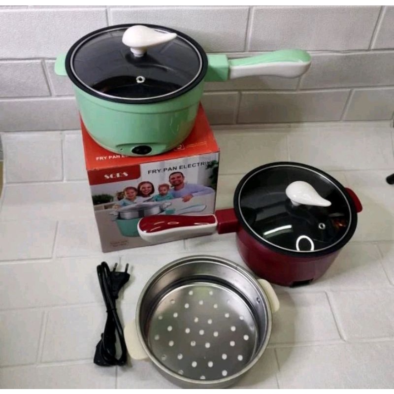 Multifungsi electric fry pan / Panci Listrik lapisan keramik