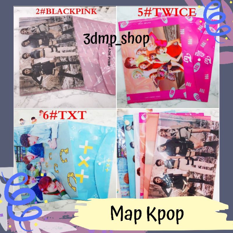 Map Clear File Blackpink Twice TXT KPOP