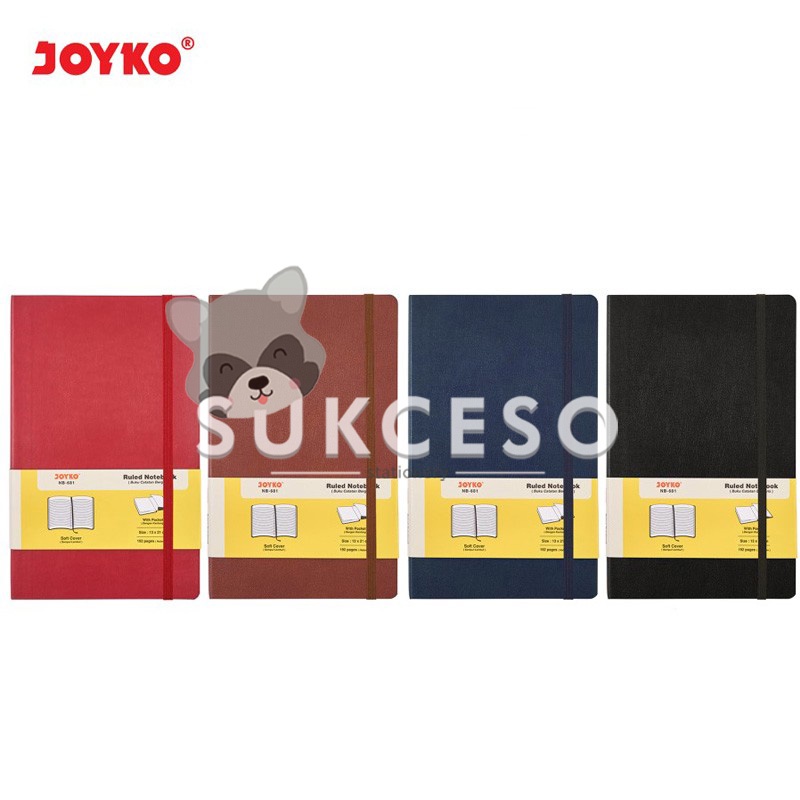 

Joyko Buku Notebook Diary NB-681 A5 96 Lembar Ruled Murah Berkualitas