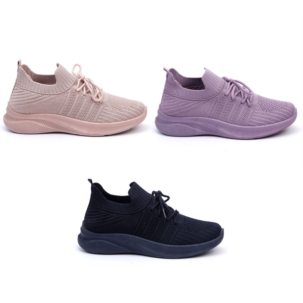 Sneakers Sepatu Wanita Sport Shoes Canvas Cewek Sepatu Olahraga Im Lsv103-W