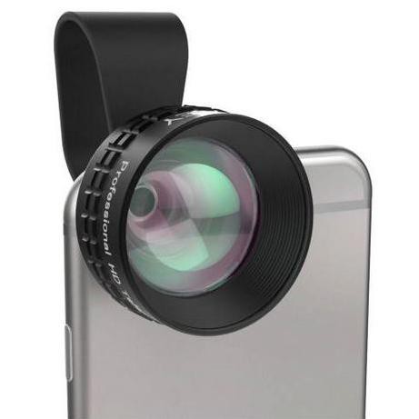 Aukey Optic Pro 2x Telephoto Lens Angle Fish Eye for Smartphone - PL-BL01 - Black
