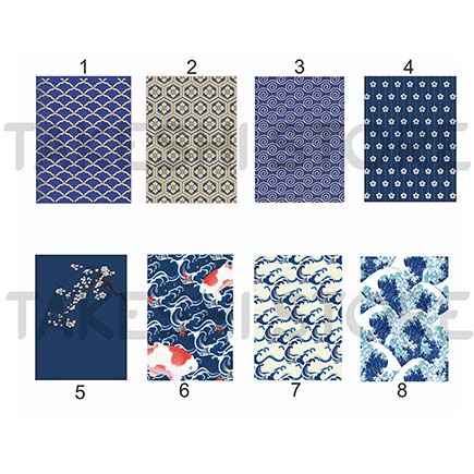 NOREN TIRAI KANVAS PRINTING PATTERN JEPANG STYLE JAPAN KOREA MINIMALIS BAHAN CANVAS