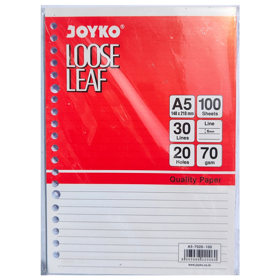 

Loose Leaf Isi Kertas File Binder Joyko