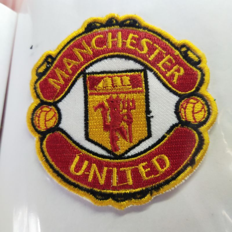 emblem bordir patch manchester united