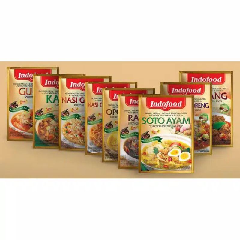 

INDOFOOD bumbu instan/ bumbu siap saji