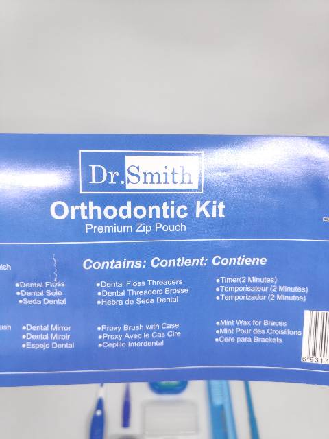 (Paket 8in1) Sikat Ortho Dr SMITH / Sikat Behel / Sikat Kawat Gigi / Ortho Kit Dr Smith