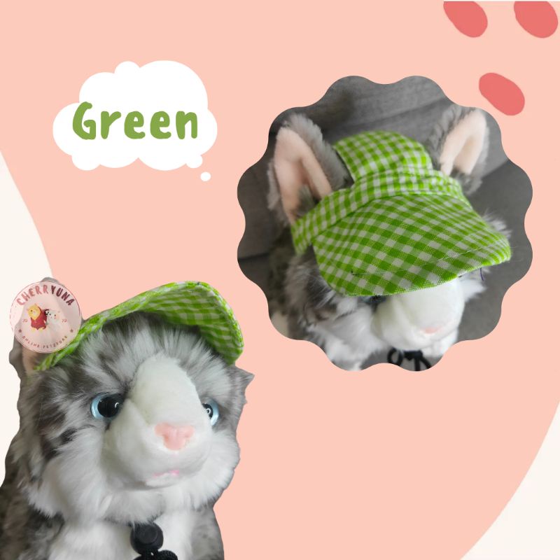 Topi Baseball Kucing | Cat Hat