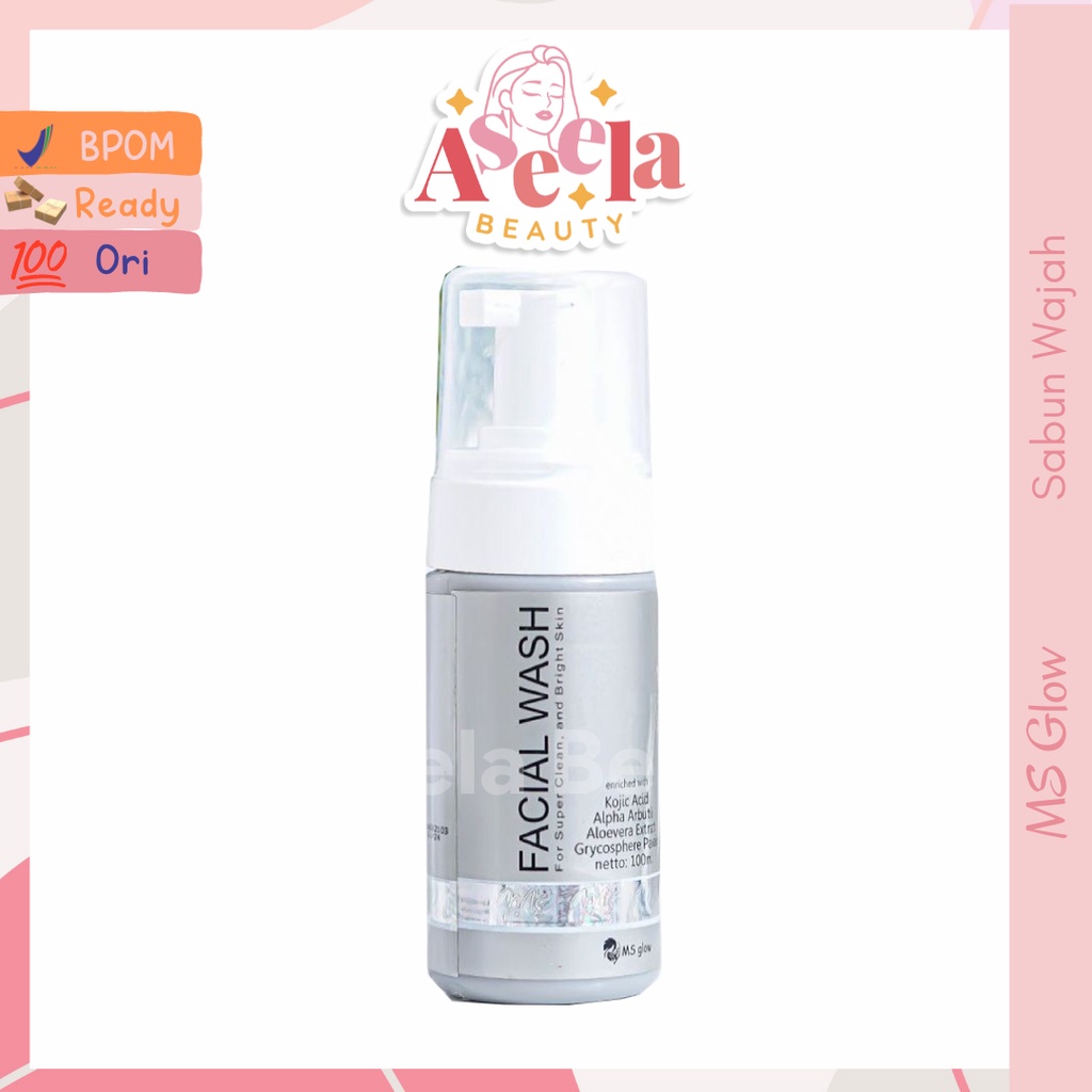 [Reseller Resmi] MS Glow Facial Wash | Sabun Muka