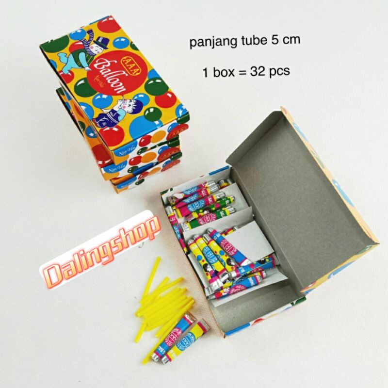 Ballon AAA Balon Tiup AAA Original Mainan Jadul Isi 32 pcs Plembungan
