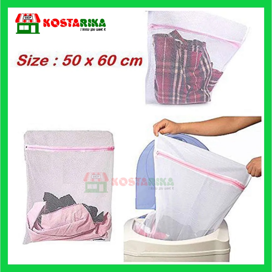 Washing Bag Keranjang Pakaian dalam atau Laundry Bag Besar ukutan 50 x 60