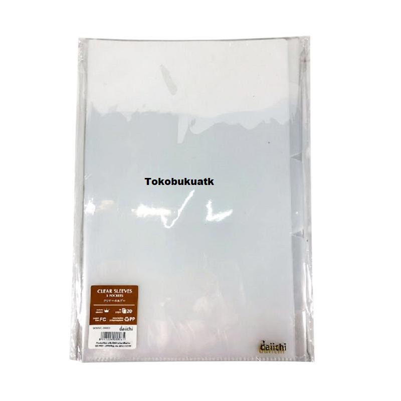 

Map L Daiichi 3 Pockets F4, Clear Sleeves 3 Pockets Daiichi Folio