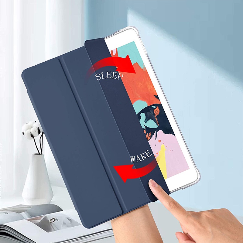 Case iPad 9th 8th 7th Case with Pen Slot Pencil Holder iPad Air3 Smart Cover for iPad Pro 10.5 Protective Shell Anto Wake Magnetic Cover for iPad 10.2