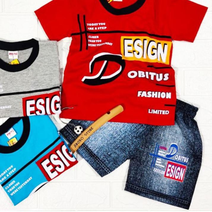 Harga Heboh» SETELAN ANAK CELANA SEMI JEANS // APLIKASI DESIGN DOBITUS ✹