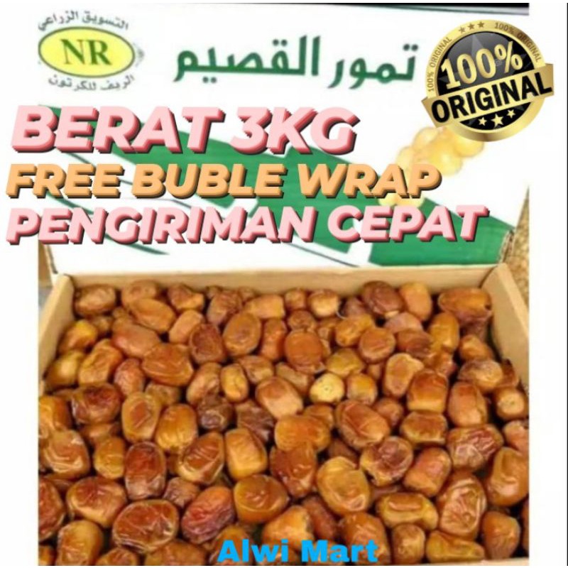 KURMA SUKARI 3KG/KURMA SUKARI BASAH/KIRMA SUKARI